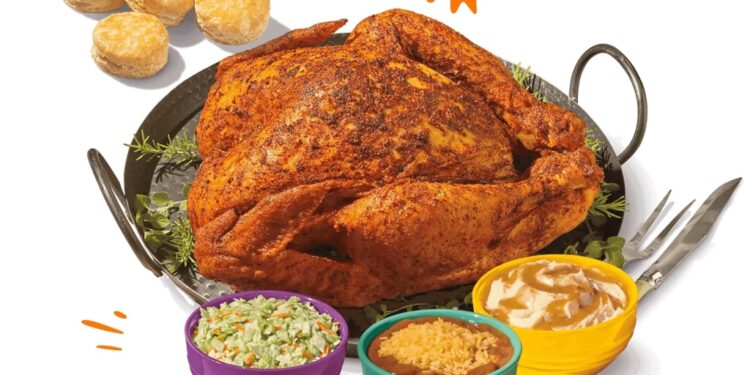 The "Cajun-Style" meal will be pre-cooked and ready to be thawed, reheated, and served.