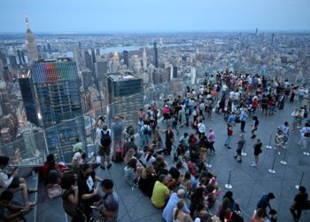 View of Manhattan from Hudson Yards