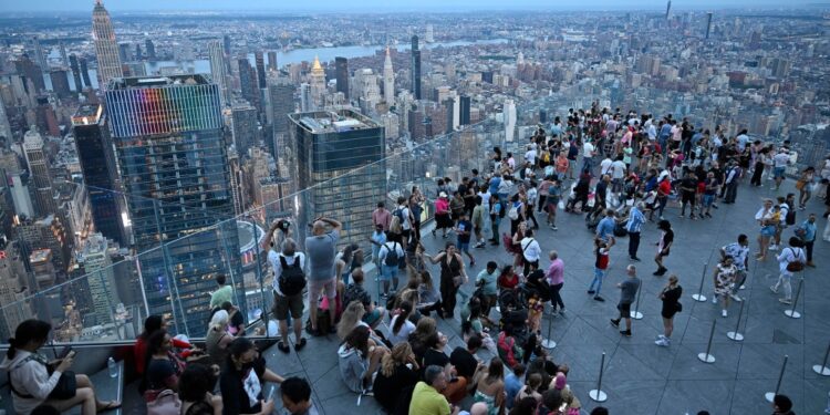 View of Manhattan from Hudson Yards