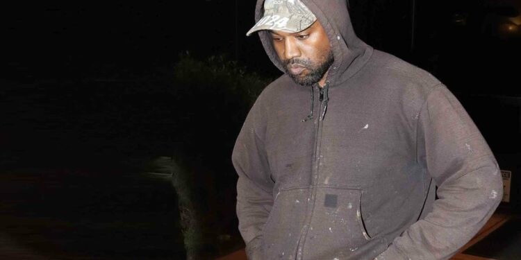 Kanye West in L.A. Friday.