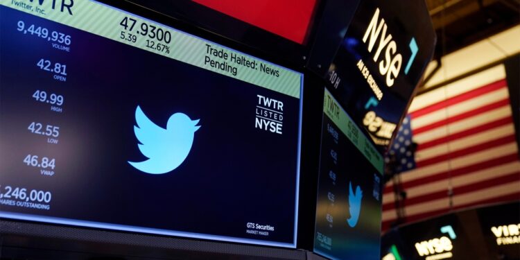 Twitter shares closed on Friday at $49.18.