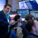 Traders work on the floor of the New York Stock Exchange