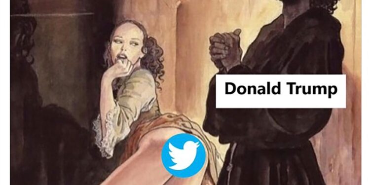 Elon Musk's meme taunting Trump.