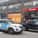 NYPD vehicle in front of Target store