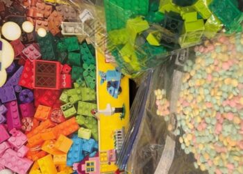 Fentanyl pills found by officers from the Drug Enforcement Administration are seen in an Oct. 4, 2022 photo.