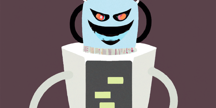 A tech company has developed a state-of-the-art AI chatbot so sophisticated that it could render search engines — not to mention countless jobs — obsolete. Above, the featured art was made by entering "evil chatbot" into Dall-e, Open AI's image generator.