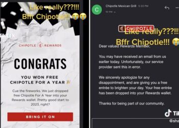 Chipotle said I won free food for a year — then they took back the offer