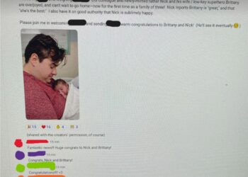 Dufau went on parental leave after the birth of his daughter on Jan. 17.