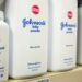Bottles of Johnson & Johnson baby powder