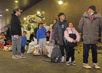 Migrants at Port Authority