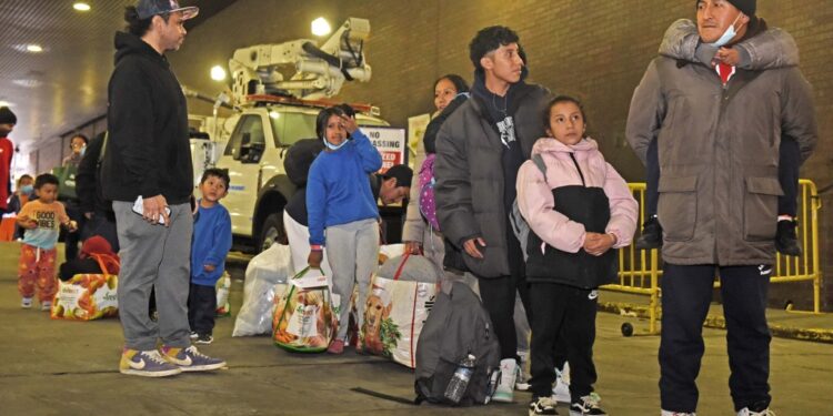 Migrants at Port Authority