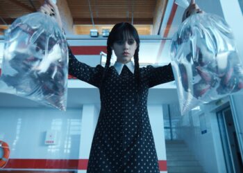 Jenna Ortega as Wednesday Addams