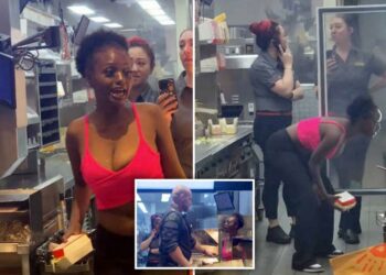 Woman jumps McDonald's counter, makes own burger in wild rampage