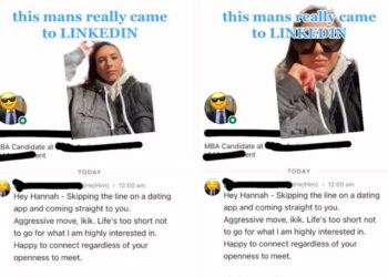 A man asked me out on LinkedIn — it's either a red flag or romantic