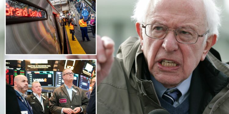 Bernie Sanders wants four-day work week 'with no loss of pay'