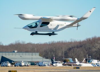 Photo of the aircraft flying