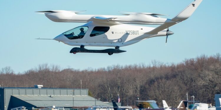 Photo of the aircraft flying