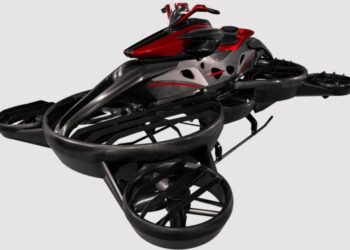 The flying motorbike costs $555,000 apiece.