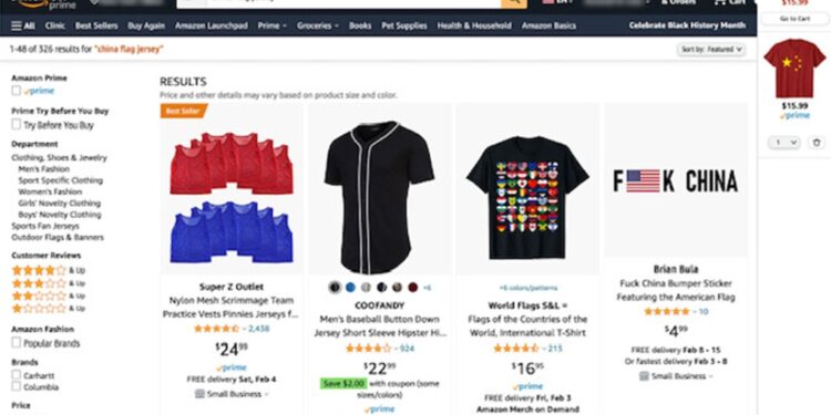 Amazon bumper sticker search