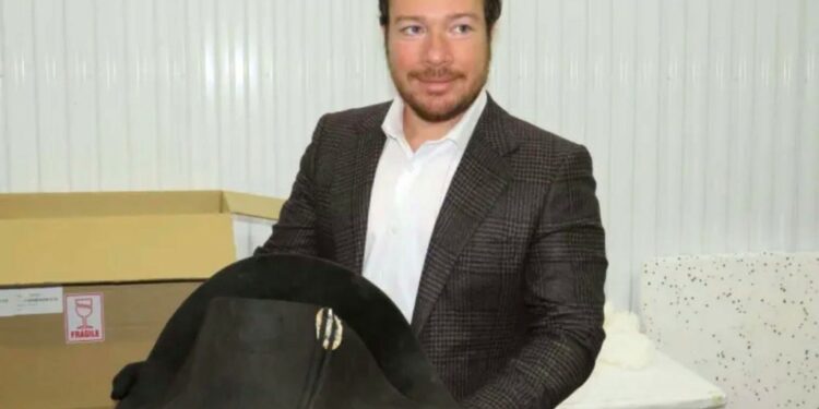 Bryan Goldberg, the brash CEO of Bustle Digital Media who is seen here holding a hat worn by Napoleon Bonaparte, announced that Gawker would be shut down.