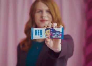 Fae Johnstone flashes her "Her" bar.