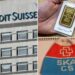 Credit Suisse gold bars, vintage swag for sale after UBS merger deal