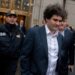 Bankman-Fried departs from his court hearing after he was brought in on fraud charges over the collapse of the bankrupt cryptocurrency exchange at Manhattan federal court in New York City, on Jan. 3, 2023.