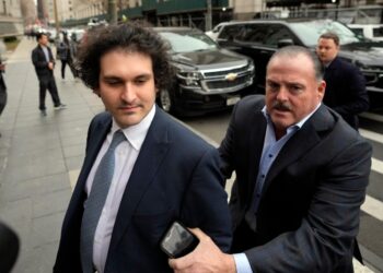 Sam Bankman-Fried at court last month.