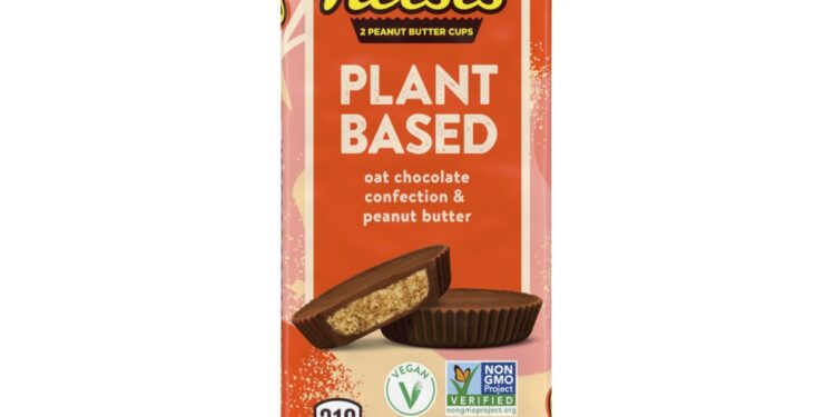 Hershey unveils plant-based Reese’s Cups, chocolate bars