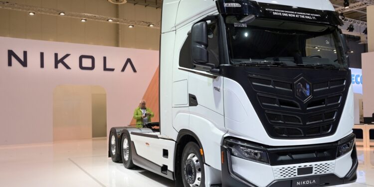 A Nikola truck