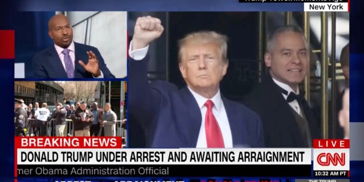 CNN's Van Jones expressed sympathy for former President Donald Trump on Tuesday.