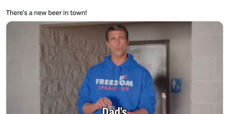 Seth Weathers, the CEO of a Georgia-based "uncensorable" conservative lifestyle brand called Freedom Speaks Up, posted the now-viral commercial for a new brand of beer, "Ultra Right," which generated some 2 million views on Twitter as of Thursday afternoon.