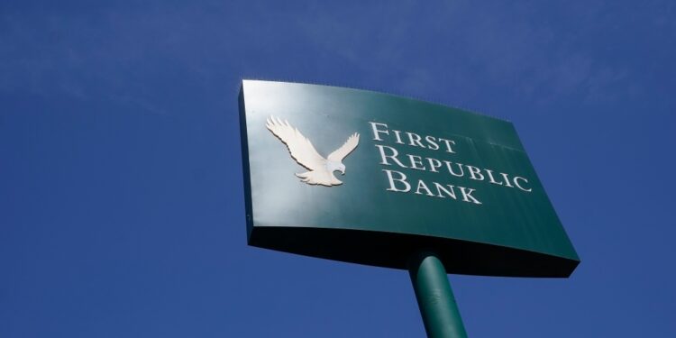 Shares of First Republic Bank were down by more than 18% on Wednesday.