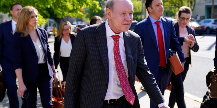 Fox News attorney Daniel Webb represented the network against Dominion Voting Systems.