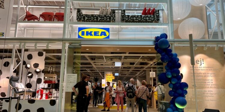 IKEA store in Sweden