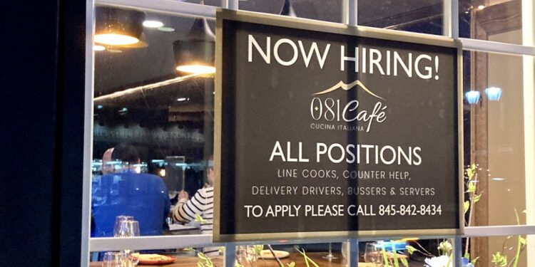Hiring sign
