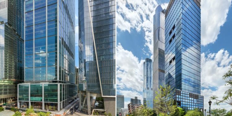 50 and 55 Hudson Yards buildings