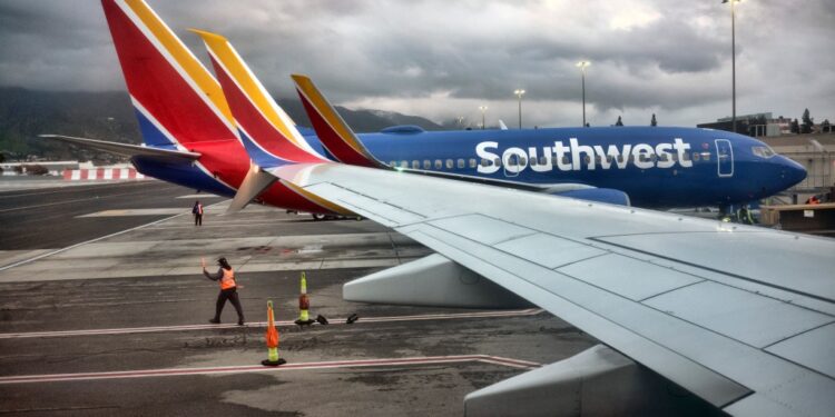 Southwest Airlines has grounded flights nationwide due to a technical glitch.