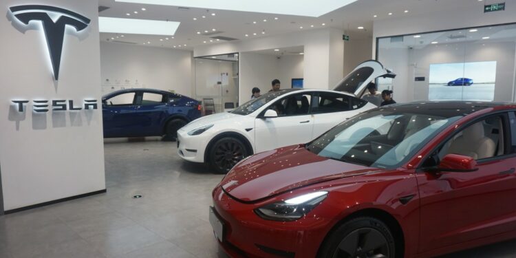 Tesla electric cars