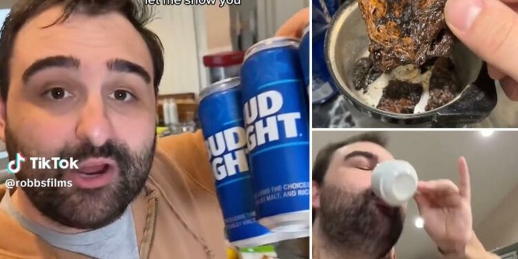 TikTok video shares bizarre method on how to 'discreetly' drink Bud Light