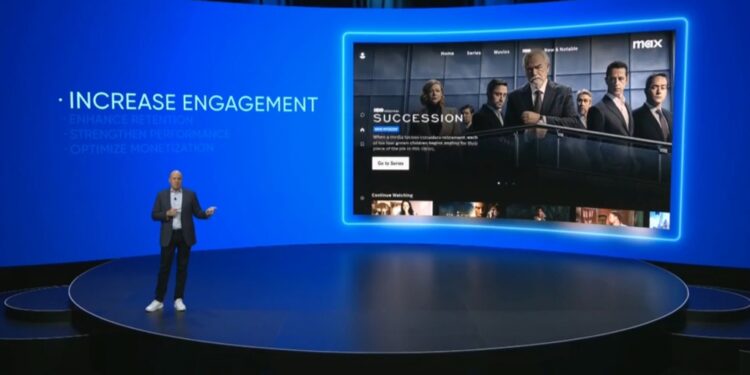 Warner Bros. Discovery April 12 press event.