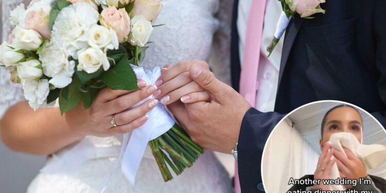 Wedding photographer forced to sit on floor, eat with hands