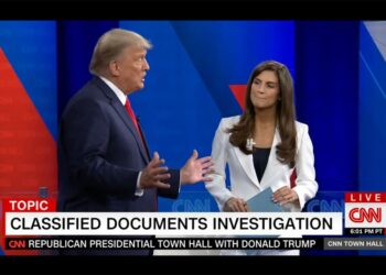 CNN and its anchor Kaitlan Collins have come under fire for the town hall with former President Donald Trump.