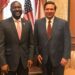 DeSantis ally Glenn Gilzean (pictured with DeSantis) has been appointed as an administrator on The Central Florida Tourism Oversight District board.