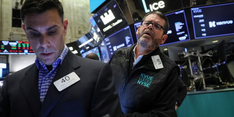 The Dow had been down more than 400 points Thursday.