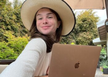 Dylan Mulvaney teased an upcoming book with a Sunday Instagram post of her sitting in front of a laptop captioned "In my author era."