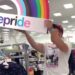Alt-right internet personality Ethan Schmidt posted a video ripping a "#TakePride" sign from rack of Pride clothing at Target before stomping on it and kicking it.