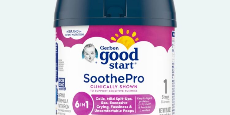 Certain lots of Perrigo's Gerber Good Start SoothePro powdered infant formula, which were manufactured at the company's Wisconsin manufacturing facility, had been recalled in March.