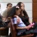 Philana Holmes and her daughter Olivia in court on Wednesday.