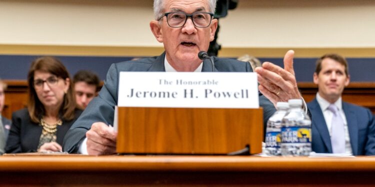“Inflation pressures continue to run high, and the process of getting inflation back down to 2% has a long way to go,” Fed Chair Jerome Powell told a House committee.